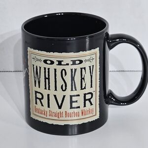 Willie Nelson Old Whiskey River Signed Black Coffee/Tea Mug By M Ware 10 oz EUC